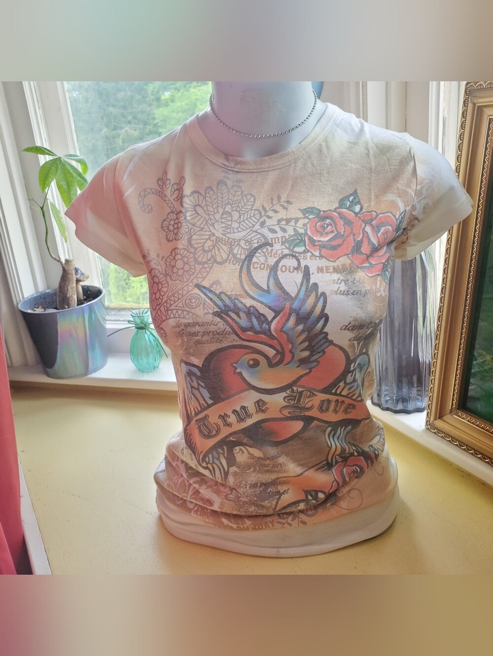Y2K True Love Tattoo Graphic Tee